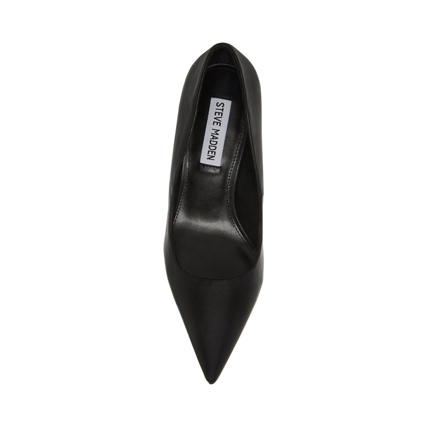 Tacones Steve Madden Kristie Cuero Mujer Negras | ES BVS248